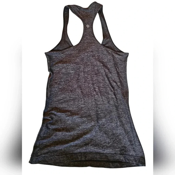 Lululemon Tank Top Womens Charcoal Cool Racerback Yoga Running Athleisure Active - Picture 3 of 8